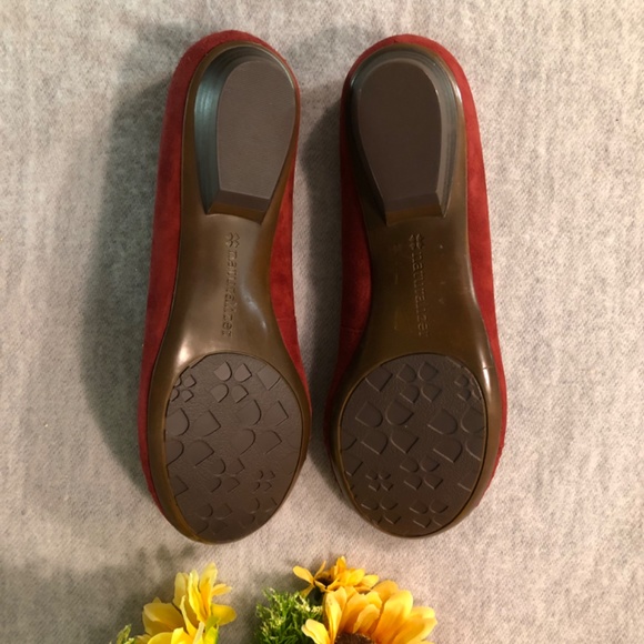 NWOT - Naturalizer Wine-Colored Suede Flats - Picture 11 of 12